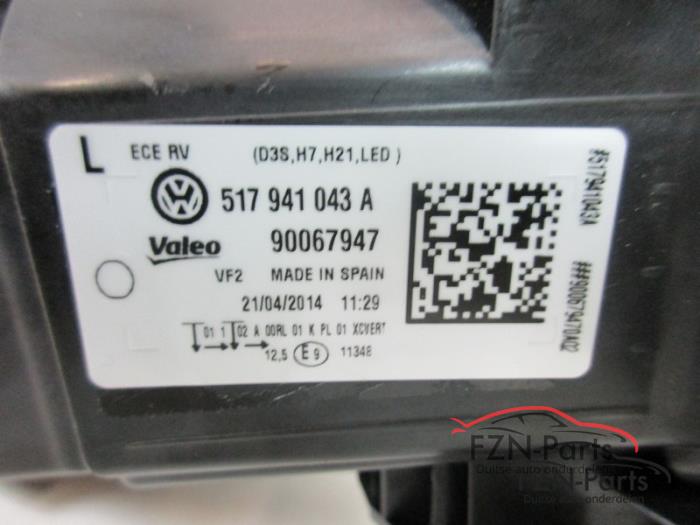 Koplamp links Volkswagen Golf Sportsvan (22721396)