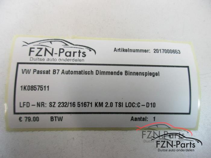 Binnenspiegel Volkswagen Passat (22726595)
