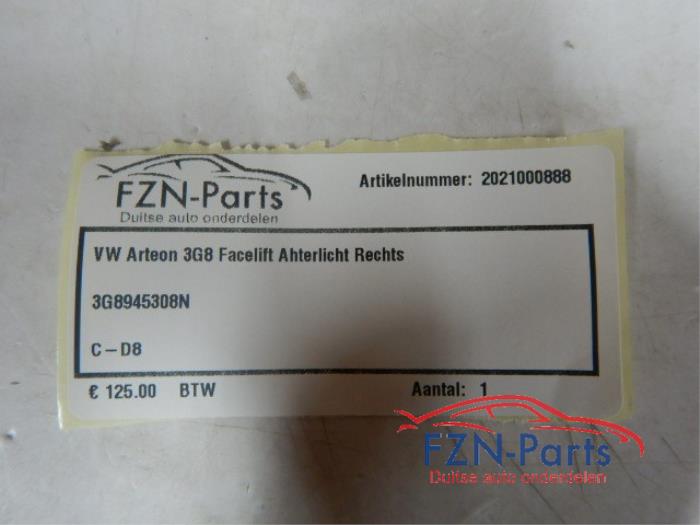 VW Arteon 3G8 Facelift Acherlicht Rechts