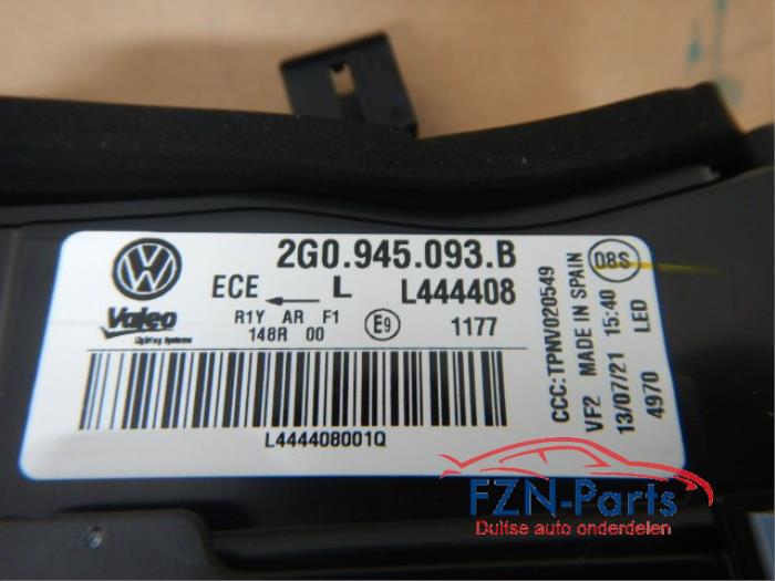 VW Polo 2G Facelift Achterlicht Links LED Achterklep