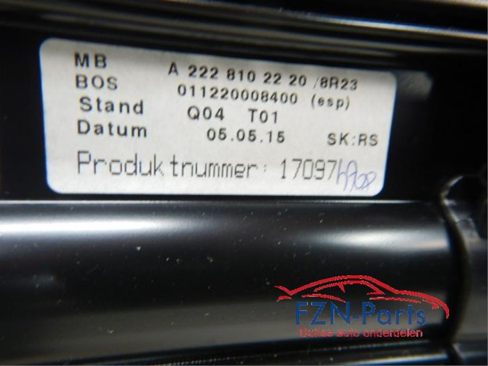 Mercedes-Benz Maybach S-Klasse W222 Portier Rechts-Voor 9197 Kleur: Obsidianschwarz