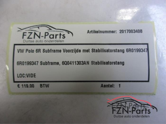 Subframe Volkswagen Polo (22726261)