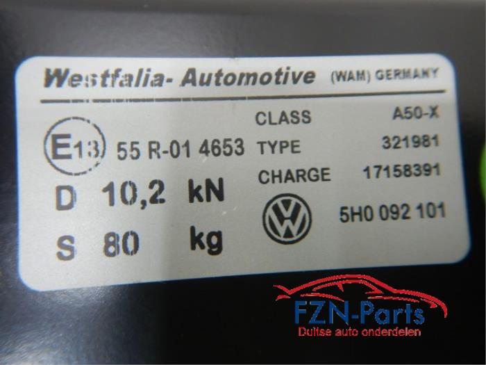 VW Golf 8 5H Vaste Trekhaak Compleet Nieuw