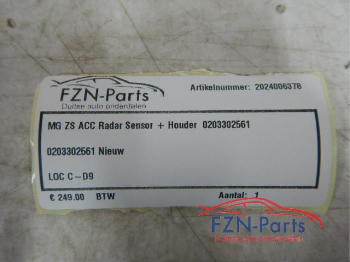 MG ZS Acc Radar sensor + Houder