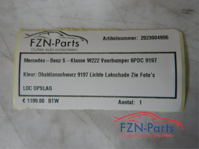 Voorbumper Mercedes S-Klasse (22721795)