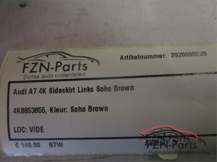 Zijskirt links Audi A7 (22727576)