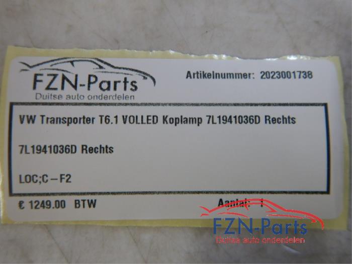 VW Transporter T6.1 VOLLED Koplamp