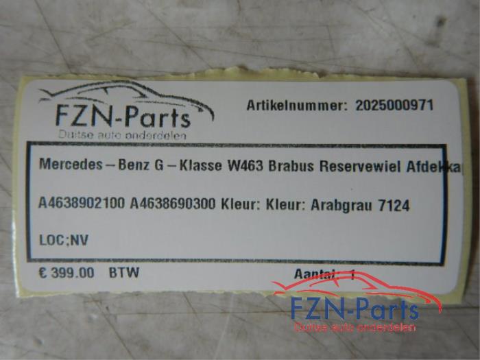 Bekleding bagageruimte Mercedes G-Klasse (22741342)