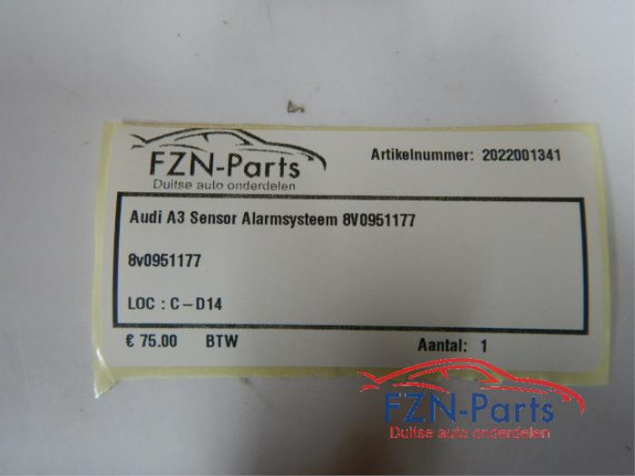 Audi A3 Sensor Alarmsysteem