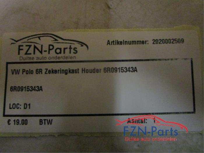 VW Polo 6R Zekeringkast Houder