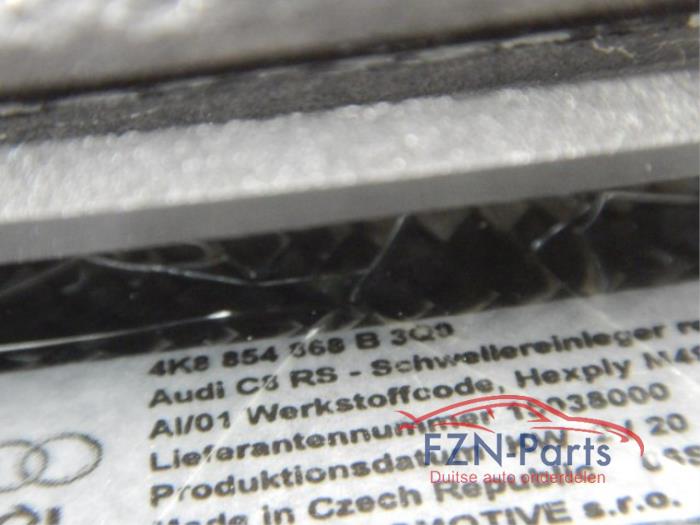 Audi RS6 RS7 C8 Carbon Inleg Voor+Achterbumper Skirts