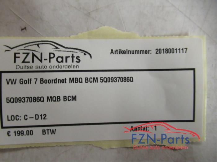 VW Golf 7 Boordnet MBQ BCM