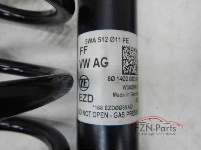 VW Golf 8 R Schokdemper Veren Set Achterzijde