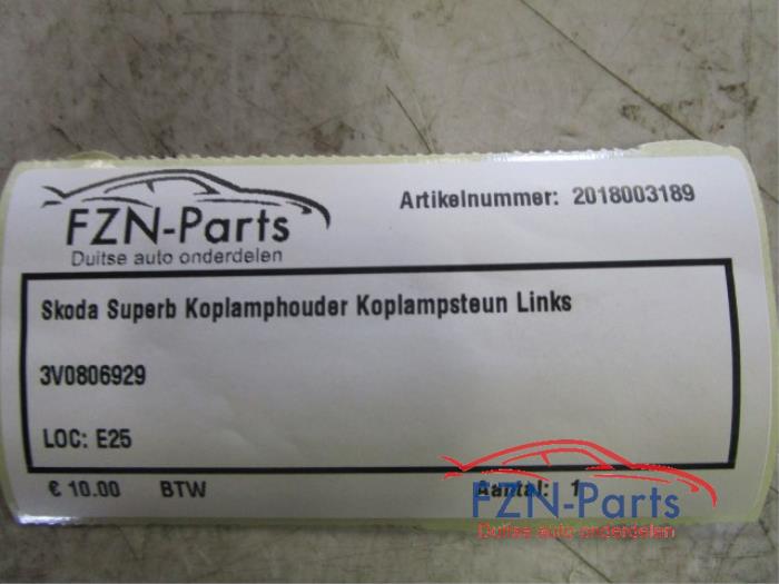 Koplampframe links Skoda Superb (22738990)