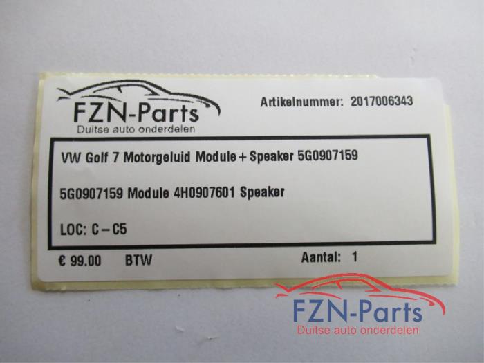 Luidspreker Volkswagen Golf (22739860)