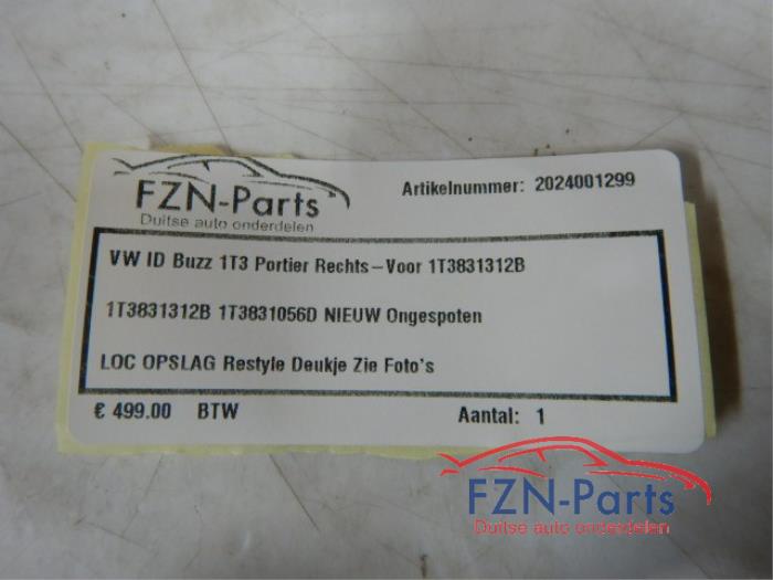 Portier 4Deurs rechts-voor Volkswagen Diversen (22723036)