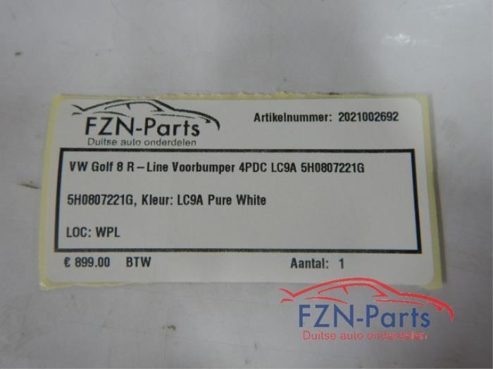 VW Golf 8 R-Line Voorbumper 4PDC LC9A