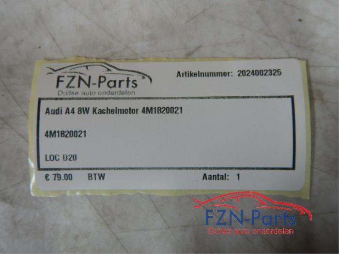 Kachelklep Motor Audi A4 (22744354)