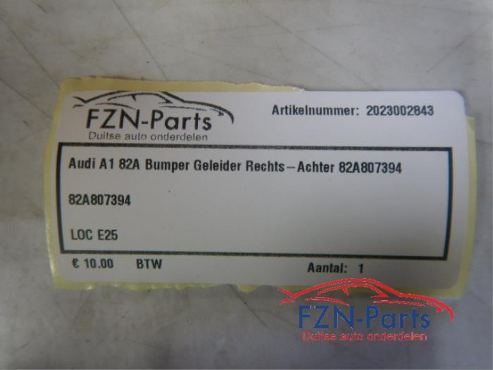 Audi A1 82A Bumper Geleider Rechts-achter