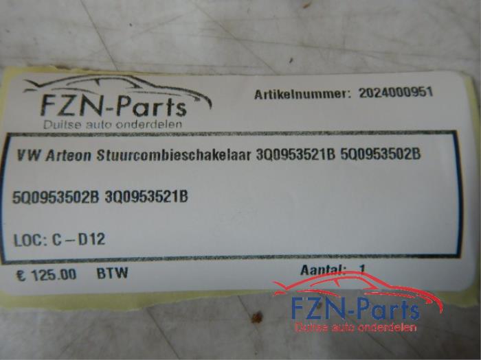 Combischakelaar Stuurkolom Volkswagen Arteon (22733345)