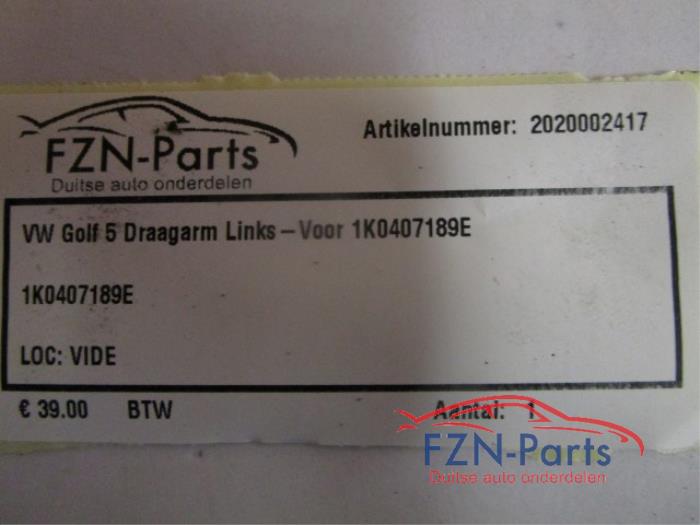 Draagarm links-voor Volkswagen Golf (22727375)
