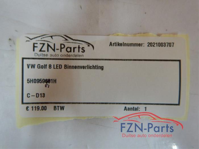 Binnenverlichting voor Volkswagen Golf (22740032)