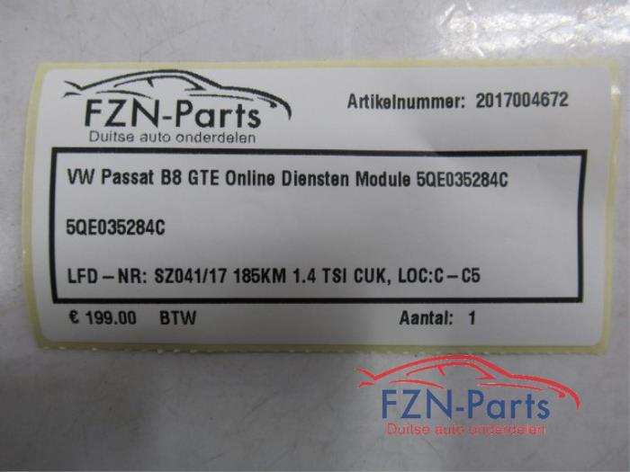WiFi module Volkswagen Passat (22744296)