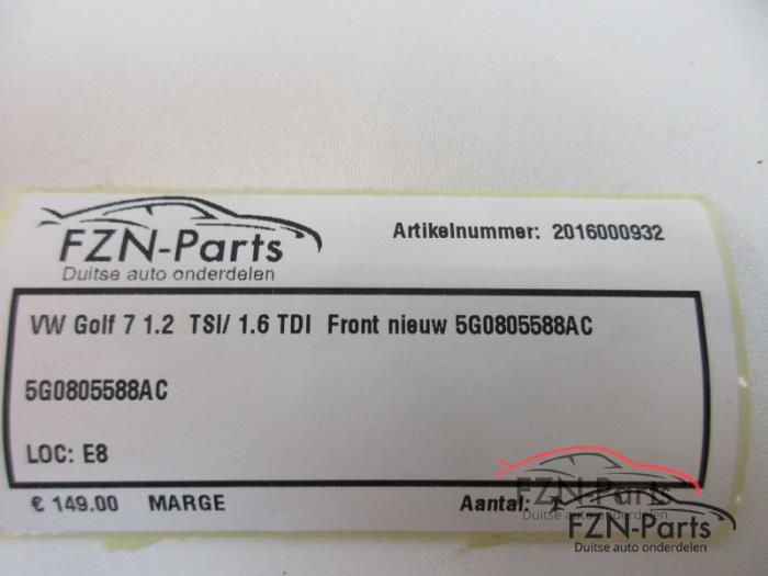 Frontdeel steun Volkswagen Golf (22743513)