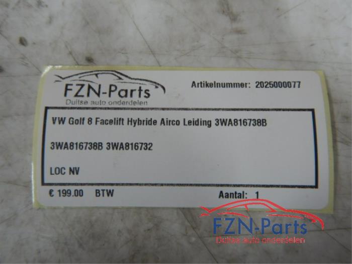 VW Golf 8 Facelift Hybride Airco Leiding