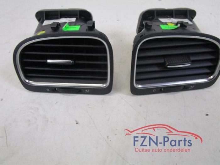 VW Golf 6 Luchtrooster Dashbord L+R Set