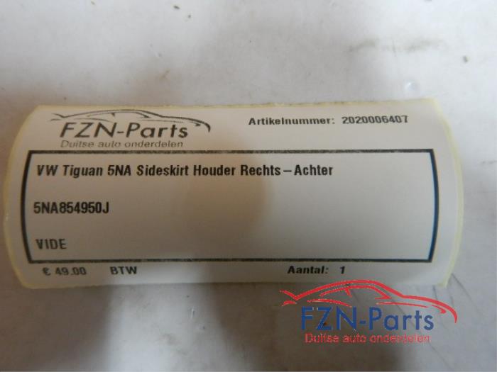 VW Tiguan 5NA Sideskirt Hourder Rechts-Achter