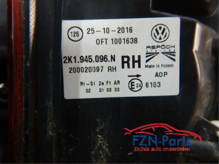 Achterlichtset links+rechts Volkswagen Caddy (22725749)