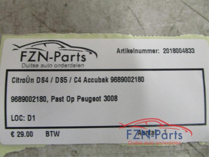 Citroen DS4 / DS5 / C4 Accubak