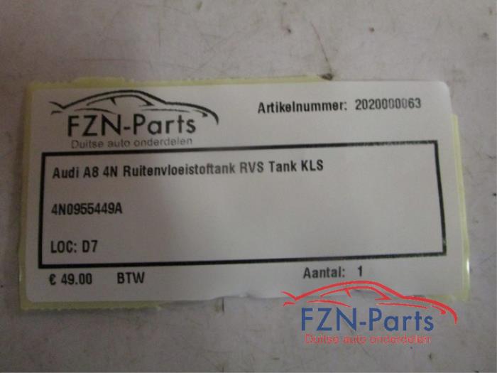 Ruitensproeiertank voor Audi A8 (22745252)