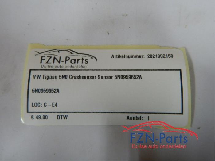 Voetganger Crash sensor Volkswagen Tiguan (22743155)