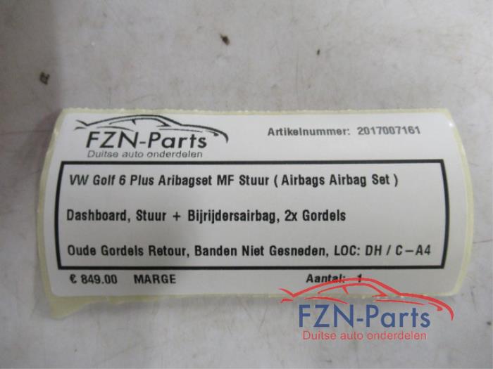 Airbag set + dashboard Volkswagen Golf (22727726)
