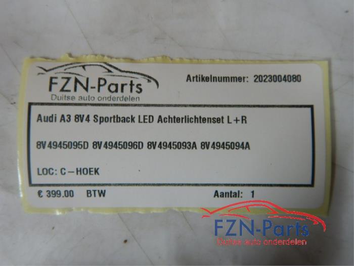 Audi A3 8V4 Sportback LED Achterlichtenset L+R