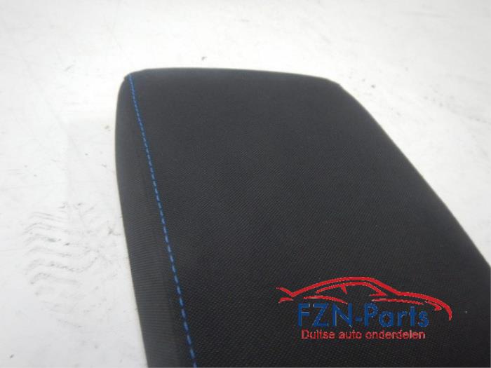 VW Golf 7 Middenarmsteun Stof Blauw Stiksel