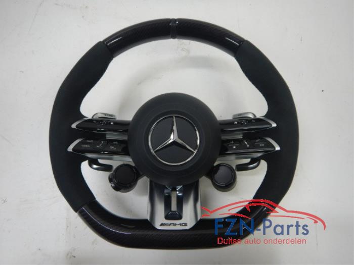 Mercedes-Benz S63 AMG W223 Stuur + airbag Alcantara Carbon MF + F1