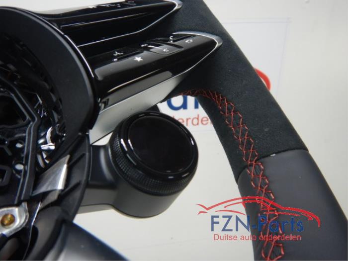 Mercedes-Benz C63 E63 AMG Stuur Leer Alcantara MF+F1+Airbag Rood stiksel