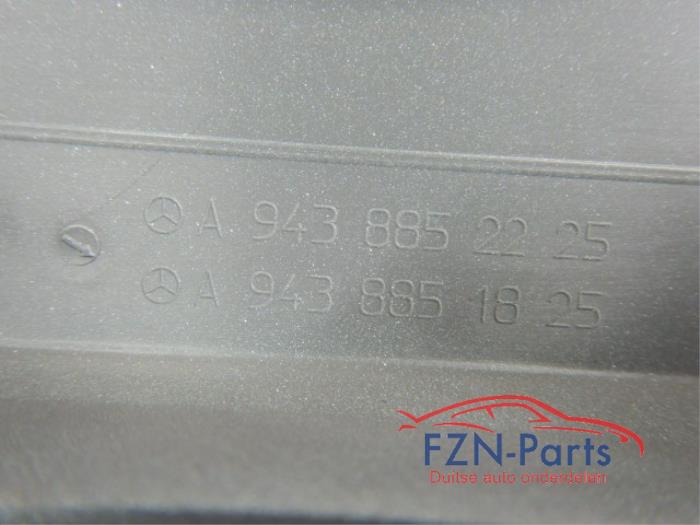 Mercedes-Benz Actros A943 voor Spoiler Afdekking GRU