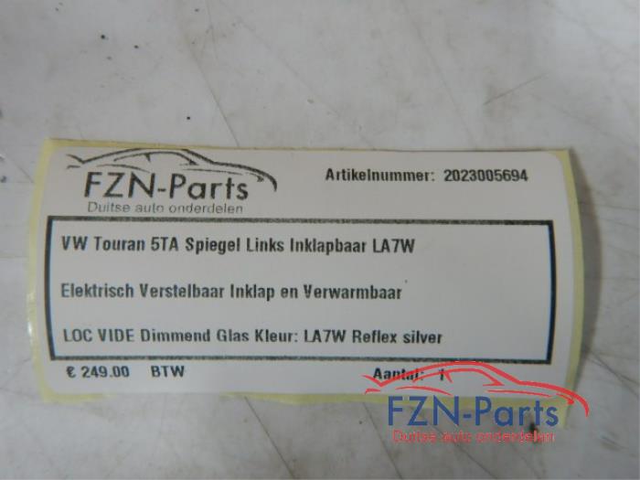 Buitenspiegel links Volkswagen Touran (22725376)
