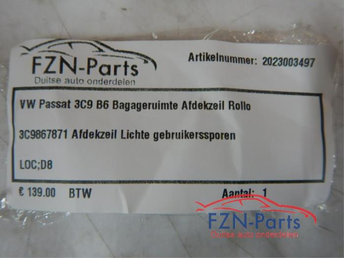 VW Passat 3C9 B6 Bagageruimte Afdekzeil Rollo