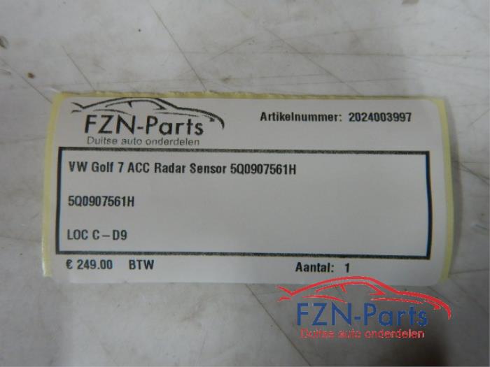 Radar sensor Volkswagen Golf (22745487)