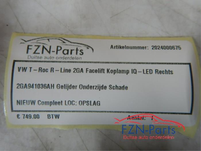Koplamp rechts Volkswagen T-Roc (22722910)