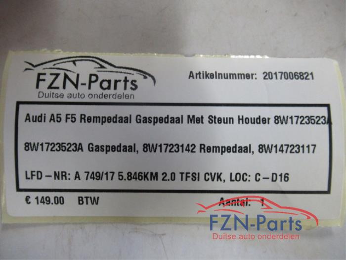Rempedaal Audi A5 (22745593)