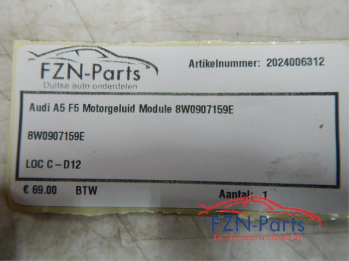 Audi A5 S5 F5 Motorgeluid Module