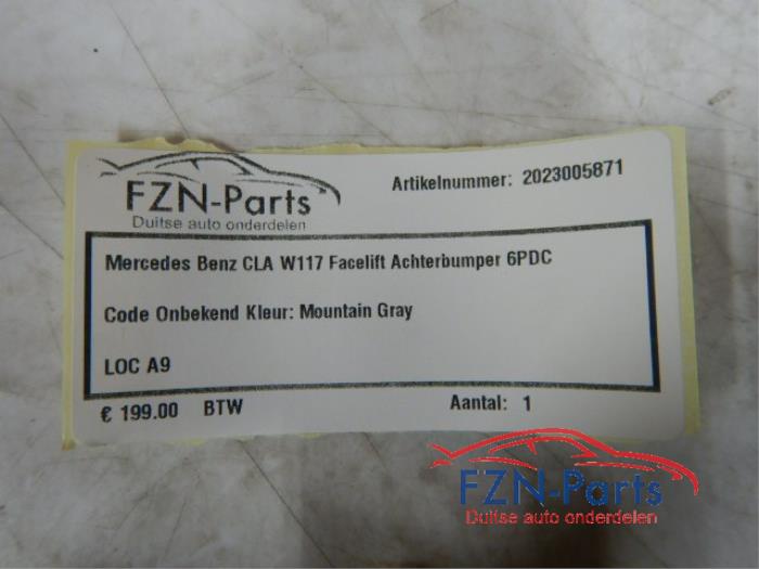 Achterbumper Mercedes CLA (22723730)
