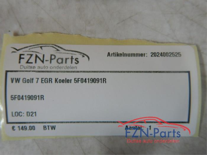 VW Caddy 2K 2.0 TDI EGR Koeler