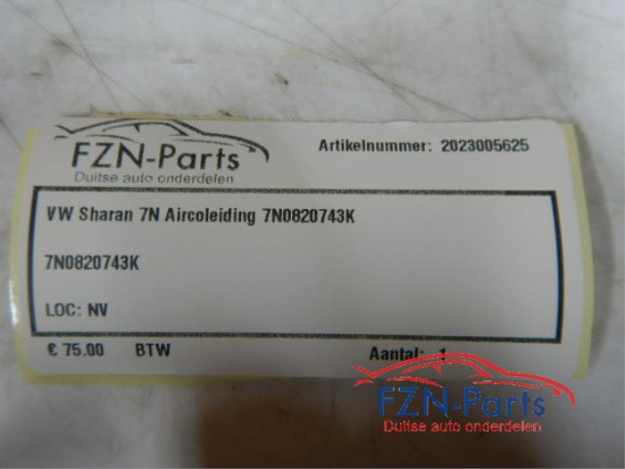 VW Sharan 7N Aircoleiding